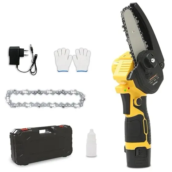 Tomahawk T294A 4 inch/ 10cm Cordless Chainsaw Machine 4-inch