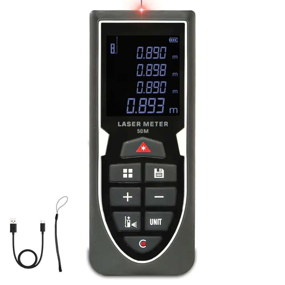 Tomahawk BLA-0500 LT Laser Distance Meter MC 50m RL THK