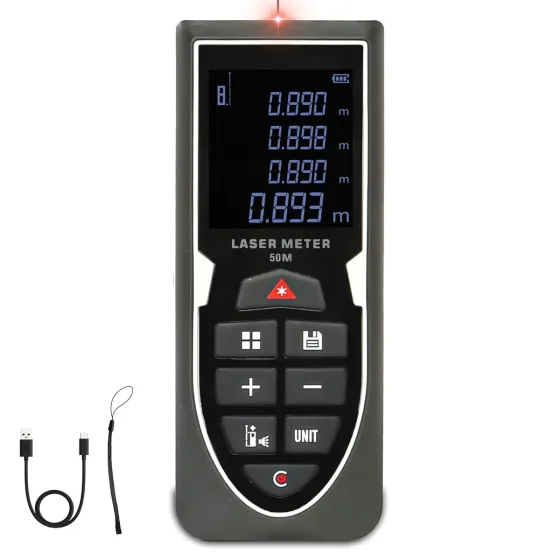 Tomahawk BLA-0500 LT Laser Distance Meter MC 50m RL THK