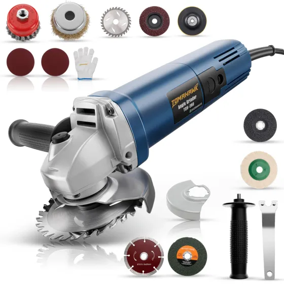 Tomahawk TGK-280 Angle Grinder with 800W motor and 100%