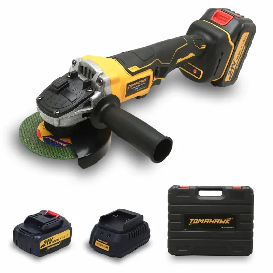 Tomahawk TAG-4000 20V Brushless Cordless Angle Grinder with 2