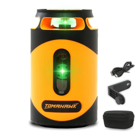 Tomahawk 2 Line Laser Cross Line Leveller Self-Leveling Green