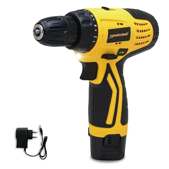 Tomahawk DMS-1000 12V Cordless Drill Machine & Screwdriver