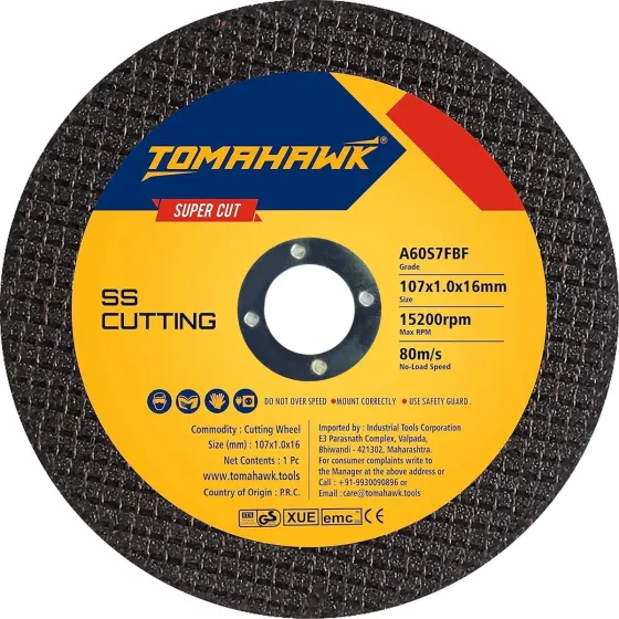 Tomahawk 4 Inch Cut Off Wheel Double Net – 107x1.0x16mm – For