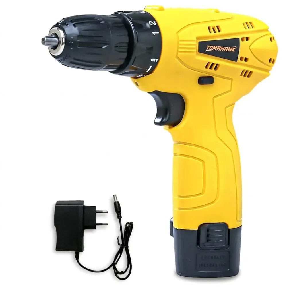 Tomahawk T7386 12V Cordless Drilling Machine & Battery