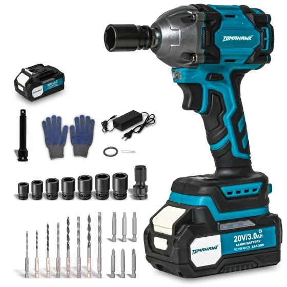 Tomahawk TSW-5300 Impact Wrench Set- Cl impact wrench