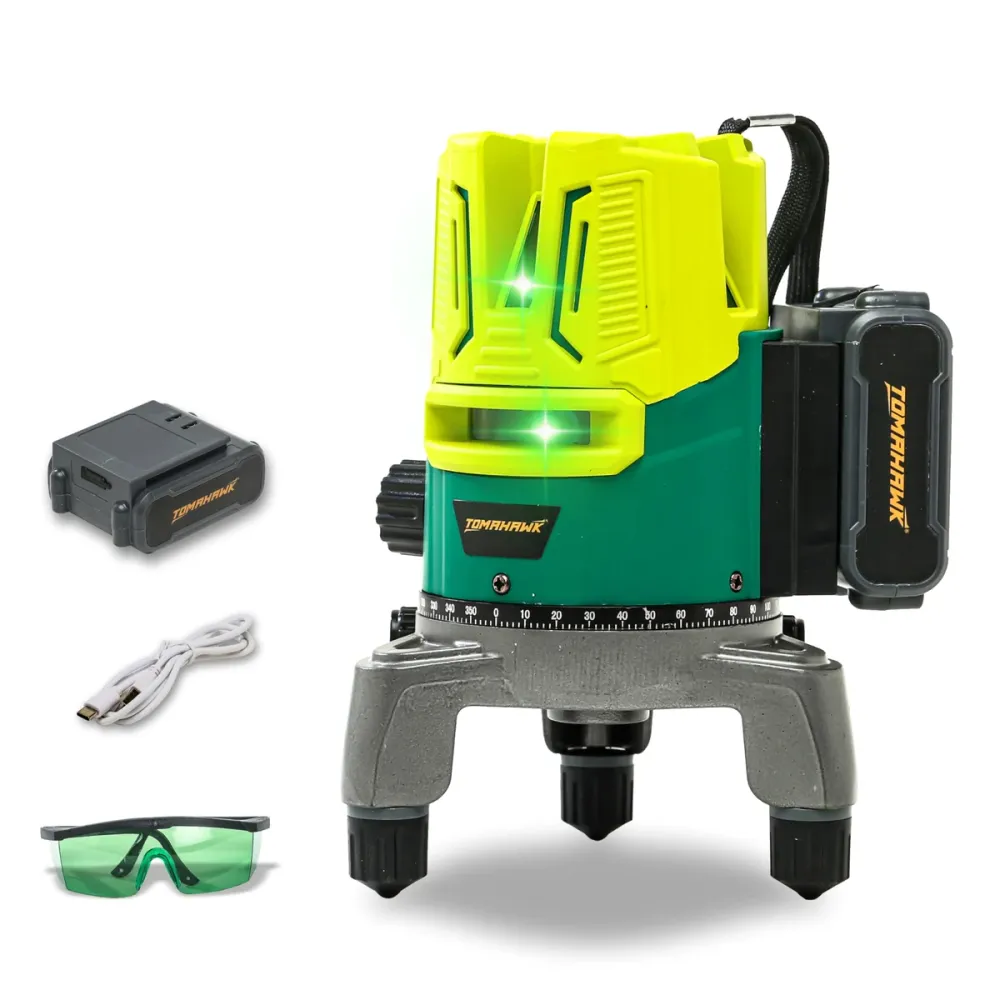 Tomahawk SPB-6682 Leveling 2-Line Laser Level – High