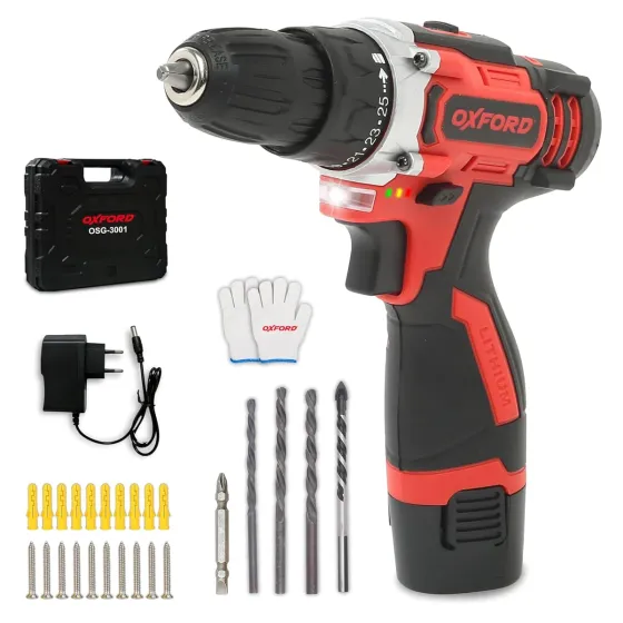 Tomahawk Oxford OSG-3001 12V Cordless Drill Machine &