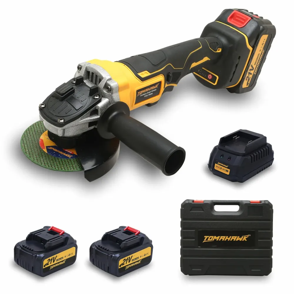 Tomahawk 21V Brushless Cordless Angle Grinder TAG-4000