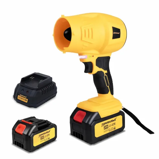 Tomahawk THB-3800 Cordless Turbo Blower with 20V 3.0Ah x 2