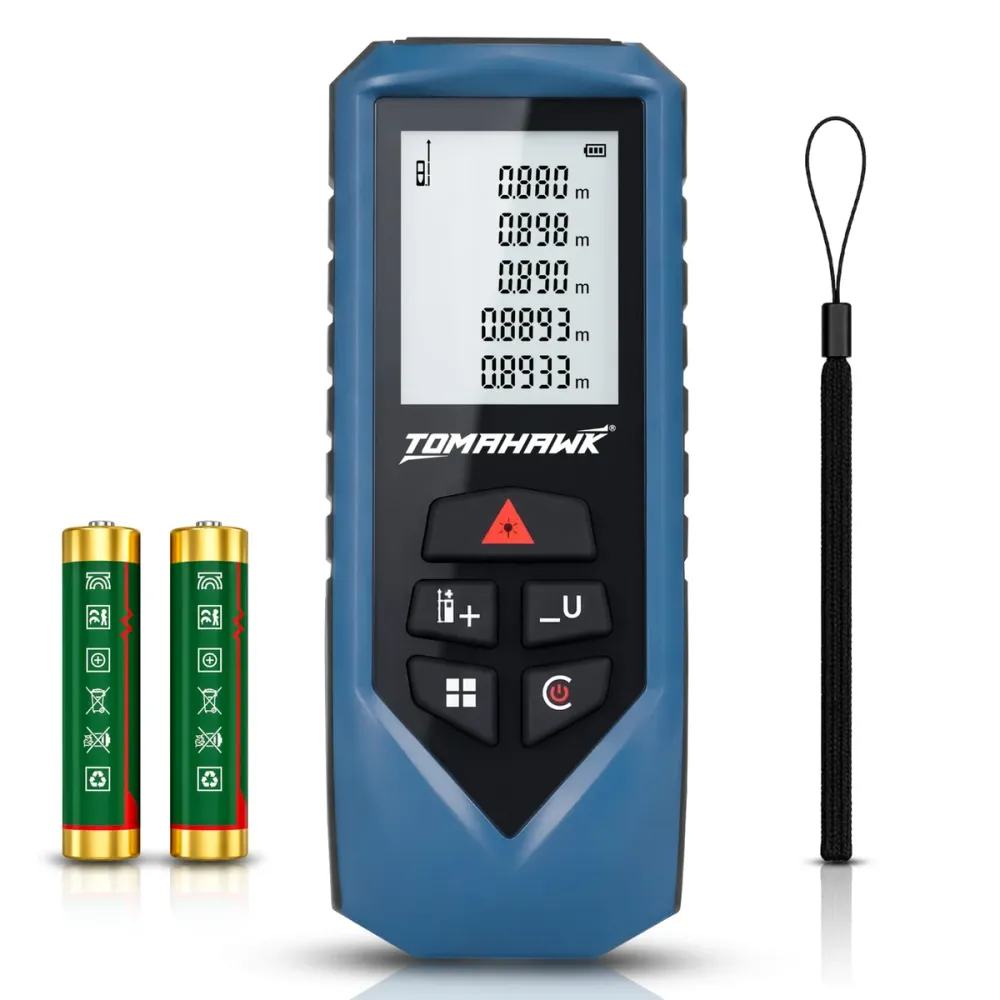 Tomahawk TLM FR 040 Laser Distance Meter Measurer 131Ft/40M