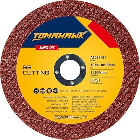 Tomahawk 4 Inch Cut Off Wheel Double Net – 107x1.0x16mm – For
