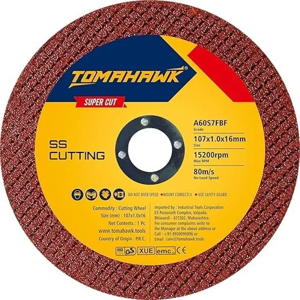 Tomahawk 4 Inch Cut Off Wheel Double Net – 107x1.0x16mm – For