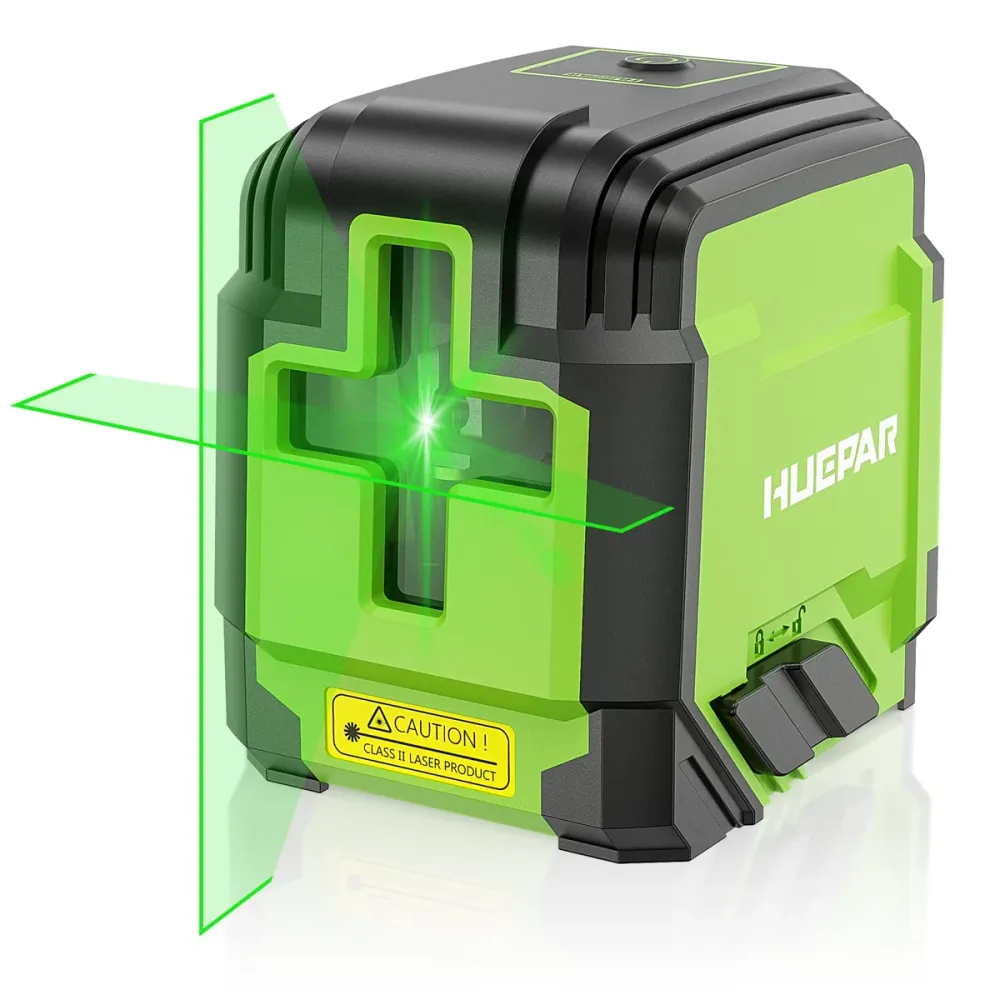 Tomahawk HUEPAR® HCE-1085- Compact 2 Green Line Laser Level -