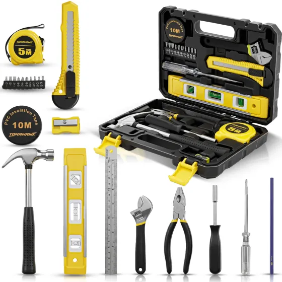 Tomahawk HTK-5552 10-Piece Household DIY Tool Kit – Complete