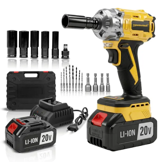 Tomahawk 20V Brushless Cordless Impact Wrench Kit