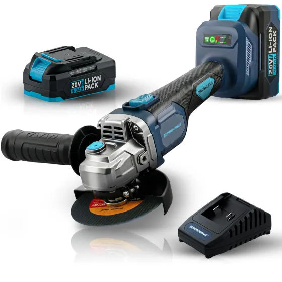 Tomahawk PGR-4995 20V Brushless Cordless Angle Grinder — Mini