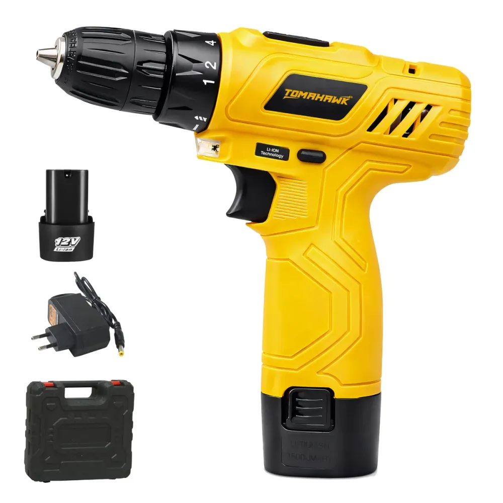 Tomahawk DMS-3100 12V Cordless Drilling Machine & Screwdriver