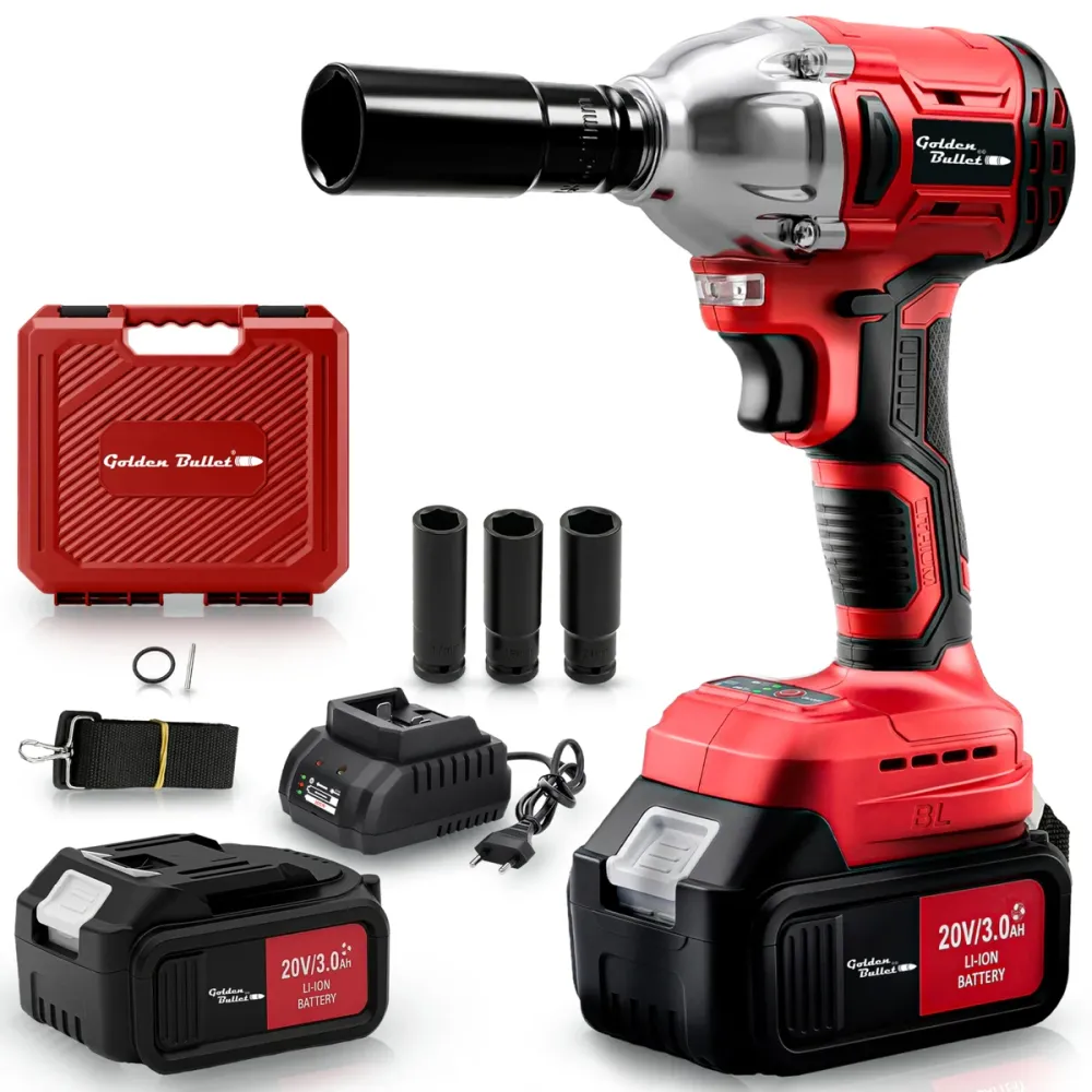 Golden Bullet Golden Bullet® Cordless Brushless Impact Wrench