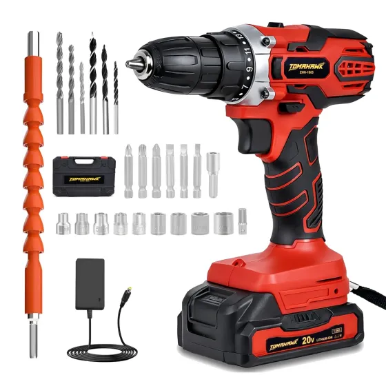 Tomahawk ENN-1665 20V Cordless Drill Machine with 100% Copper