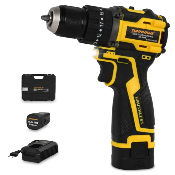 Tomahawk TID3616 Brushless 16V Cordless Impact Driver Machine