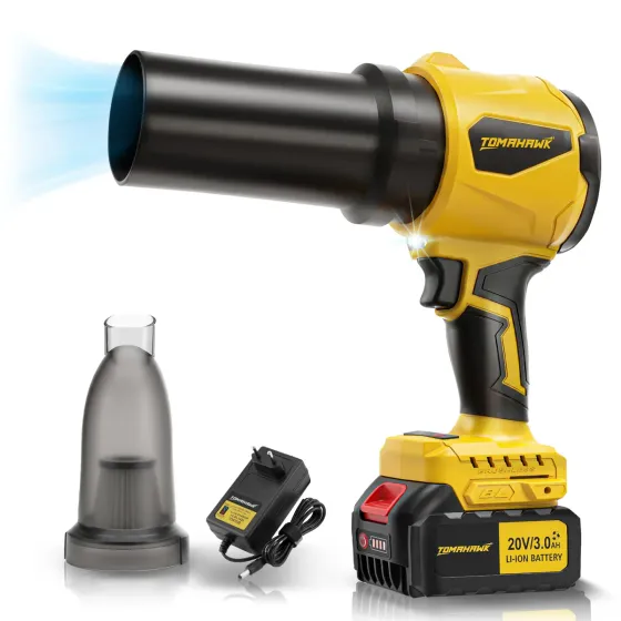 TOMAHAWK TCTB-20B Cordless Turbo Blower with 20V 3.0Ah x 1