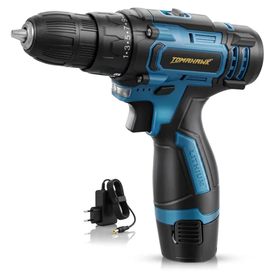 Tomahawk T8000 12V Cordless Drill Machine & Screwdriver for