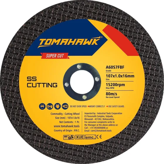 Tomahawk 4-inch Cut Off Wheel – Double Net- for Metal &