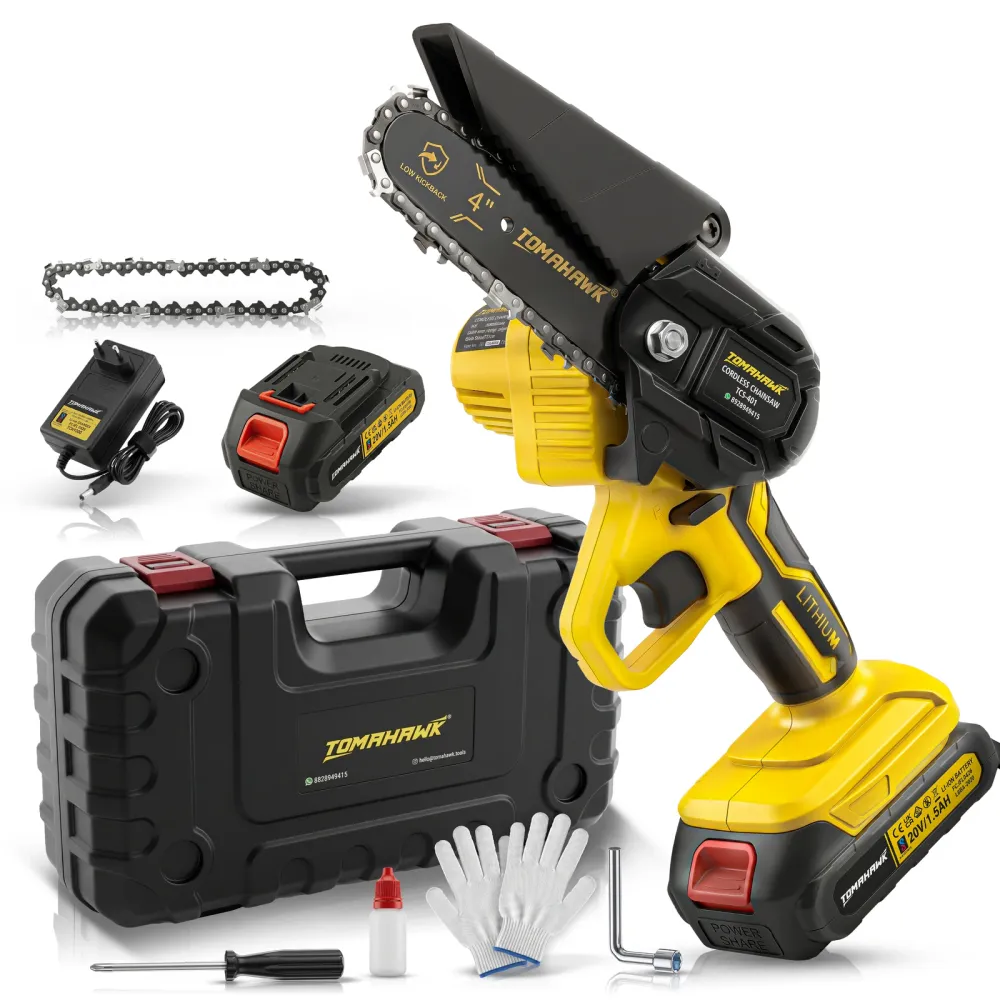 Tomahawk 21V Cordless Mini Chainsaw 4″