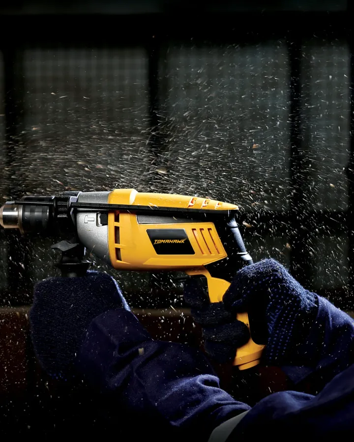 For drilling — Tomahawk tools in use