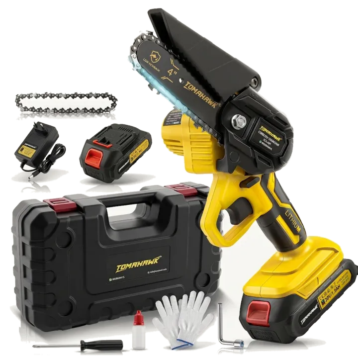 Tomahawk 21V Cordless Mini Chainsaw 4″