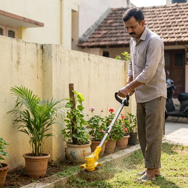 For the garden — Tomahawk tools in use